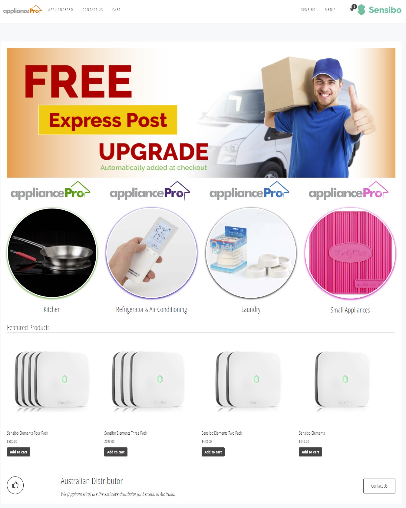 Appliancepro home page