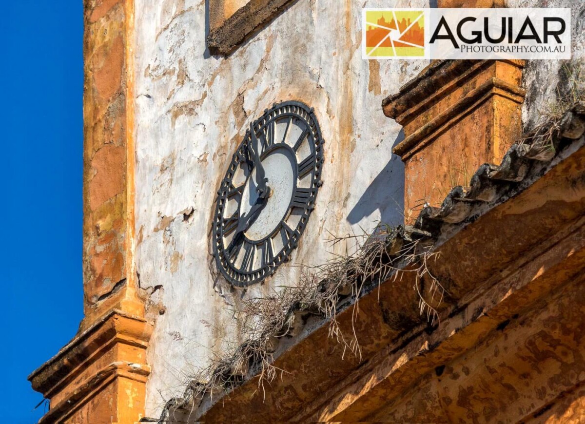 Clock in old church 1