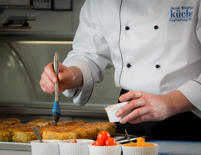 Food preparation at Kuche - Food advertising