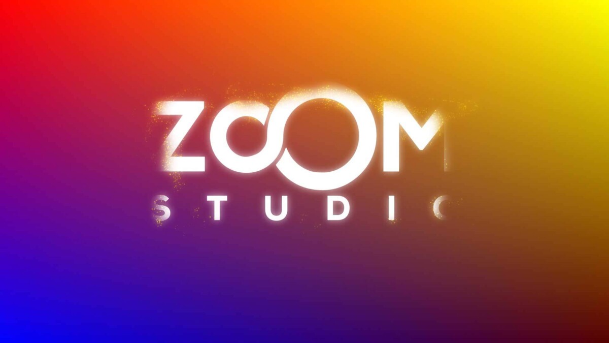 Zoom Studio logo animation.