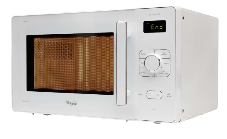 Microwave oven left view