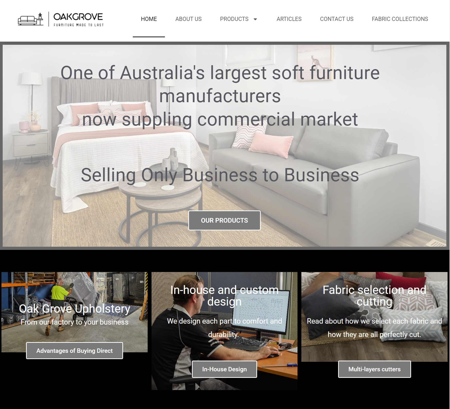 Oakgrove furniture home page