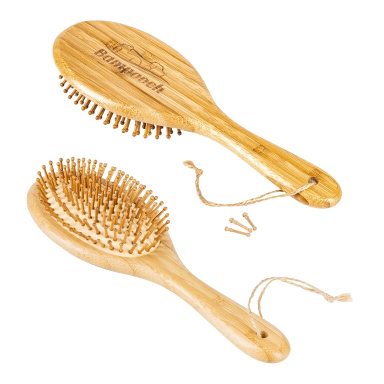 Pet Brush Main photo with two sides and 3 pins - Sample of photography for Amazon