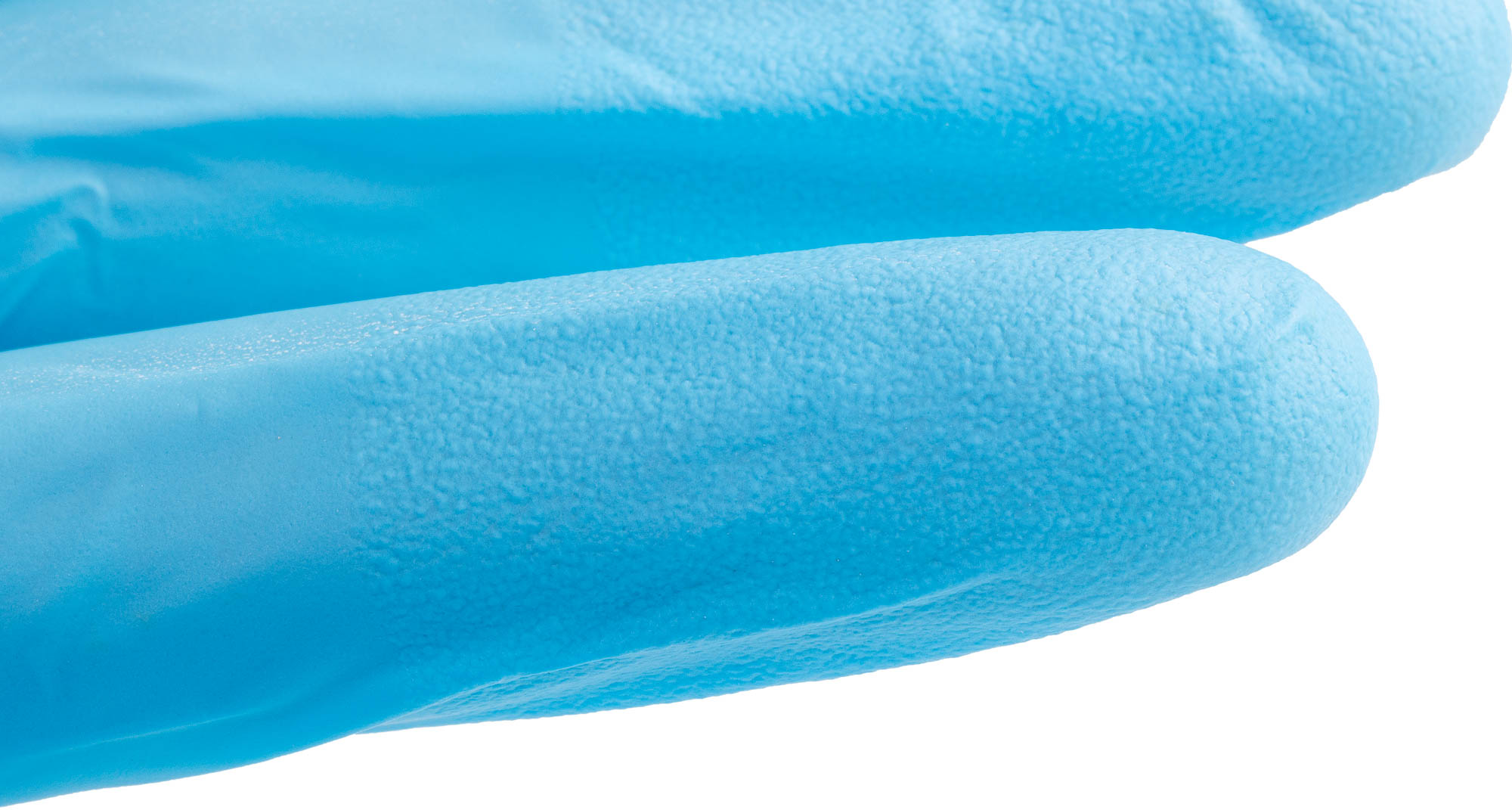 Pro Clean Blue Glove texture closeup - Sample of advertising product photography