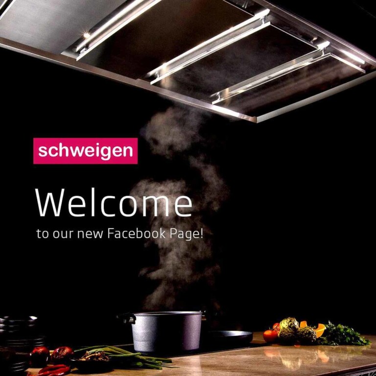 Rangehood lifestyle advertising_Schweigen catalogue and social media